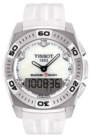 Tissot Racing Touch T002.520.17.111.00 -cinturino e quadrante bianchi - cassa acciaio